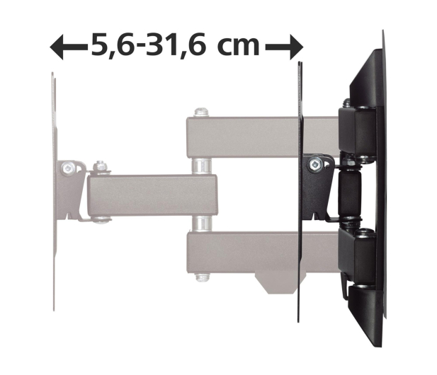 Hama Uchwyt LCD/LED VESA 200x200 fullmotion 2 ramiona 48" - 1516966 - zdjęcie 7